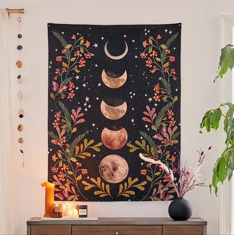 Urban Outfitters Moon Sign Tapestry